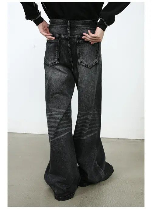 Japanese Brand × Jean American retro men's cool oldschool wide-leg jeans Size US 34 / EU 50 - 4 Thumbnail