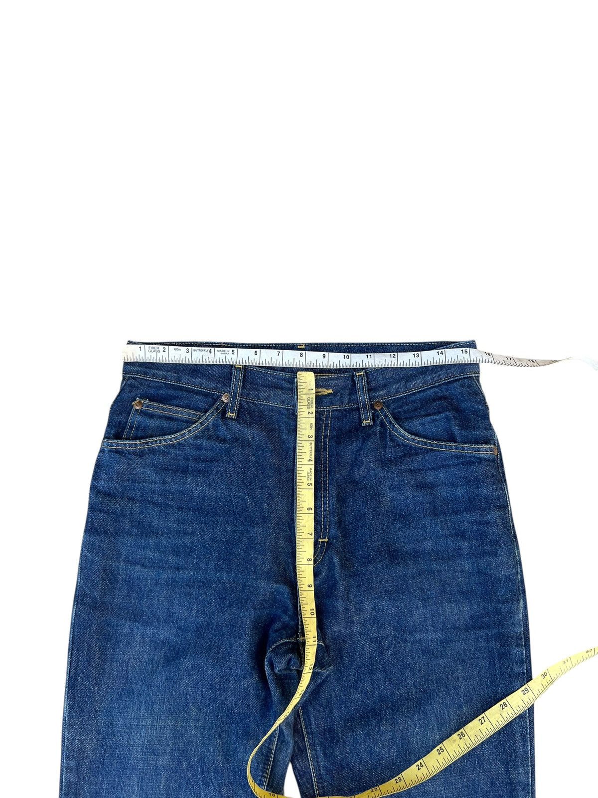 Lee Vintage Y2K Lee Riders Blue Denim Super Flare Jeans Size US 30 / EU 46 - 2 Thumbnail