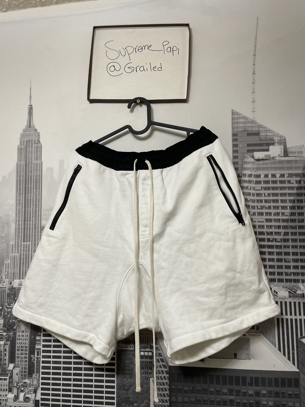 Fear of God Fear of God FOG Essentials Drawstring Shorts White SZ M Grailed