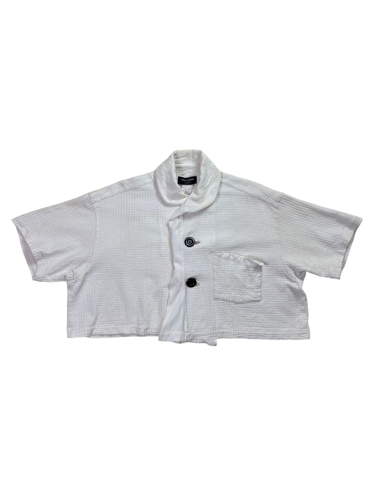 Comme des Garcons × Rei Kawakubo Unreleased SAMPLE CDG France Cropped Jacket Vintage Size M / US 6-8 / IT 42-44 - 4 Thumbnail