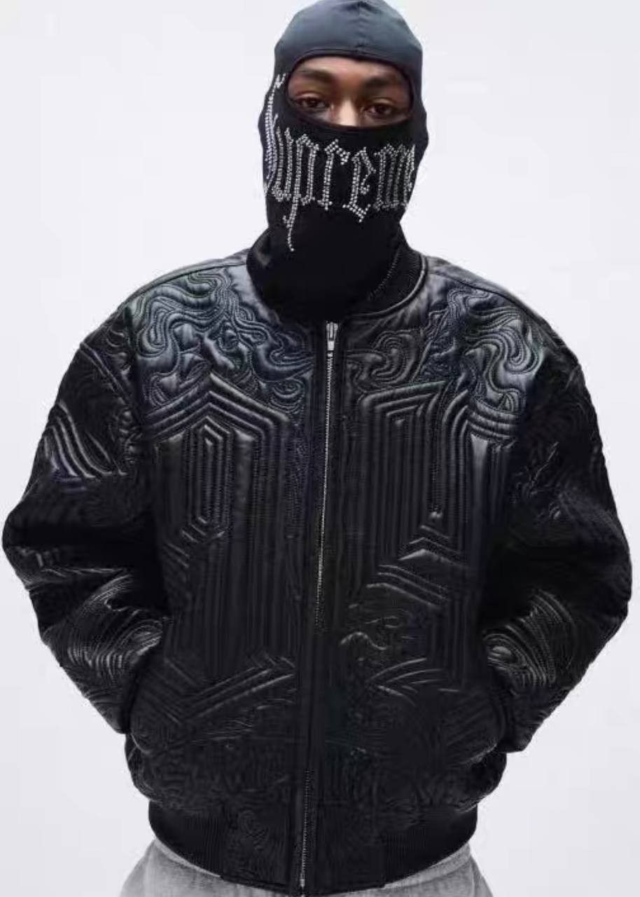 Supreme Supreme FW24 WEEK8 Mister Leather Jacket with Cartoon Size US M / EU 48-50 / 2 - 1 Thumbnail