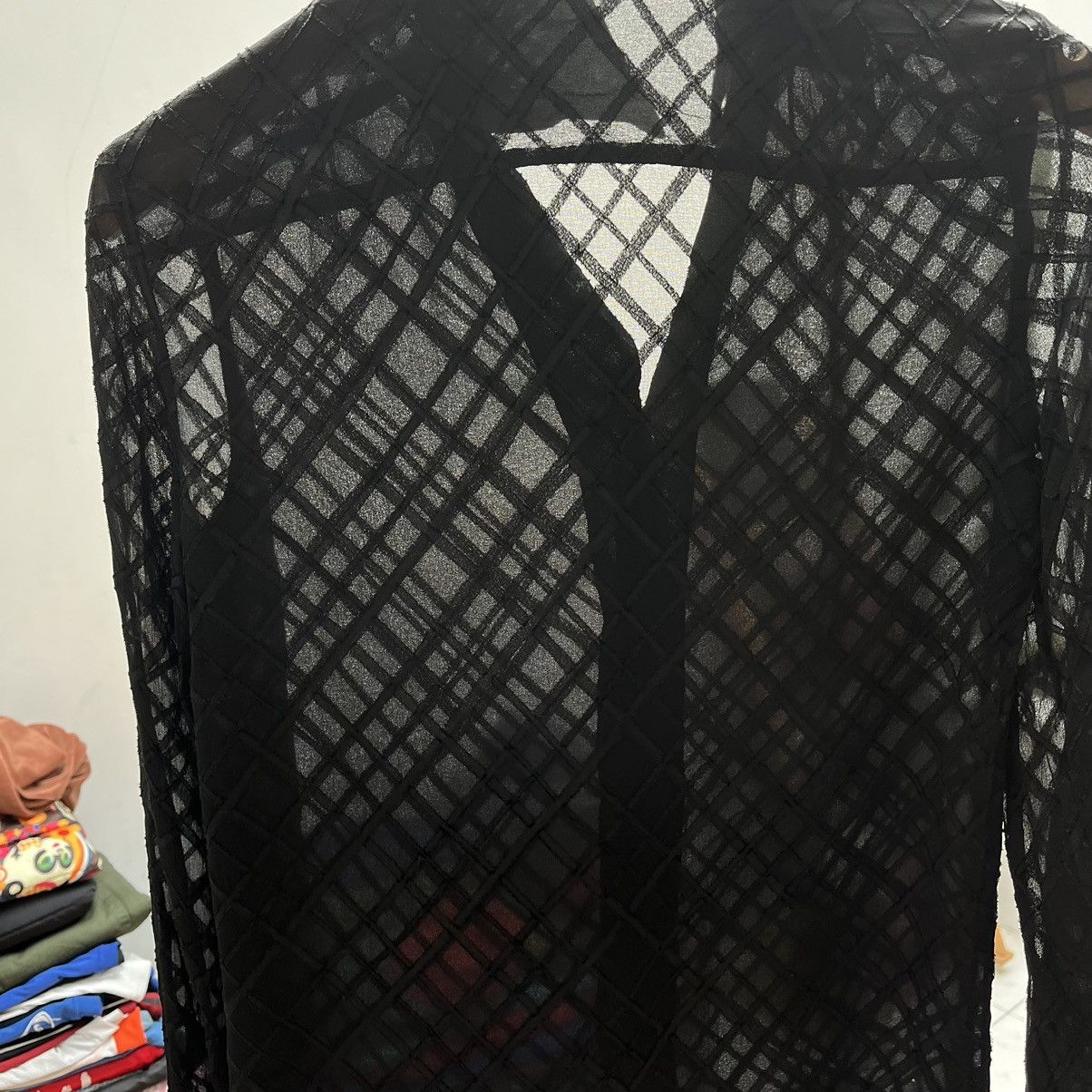 Christian Dior Monsieur × Vintage Vintage Lixiry Christian Dior Sheer Mesh Avant Garde Size M / US 6-8 / IT 42-44 - 6 Thumbnail