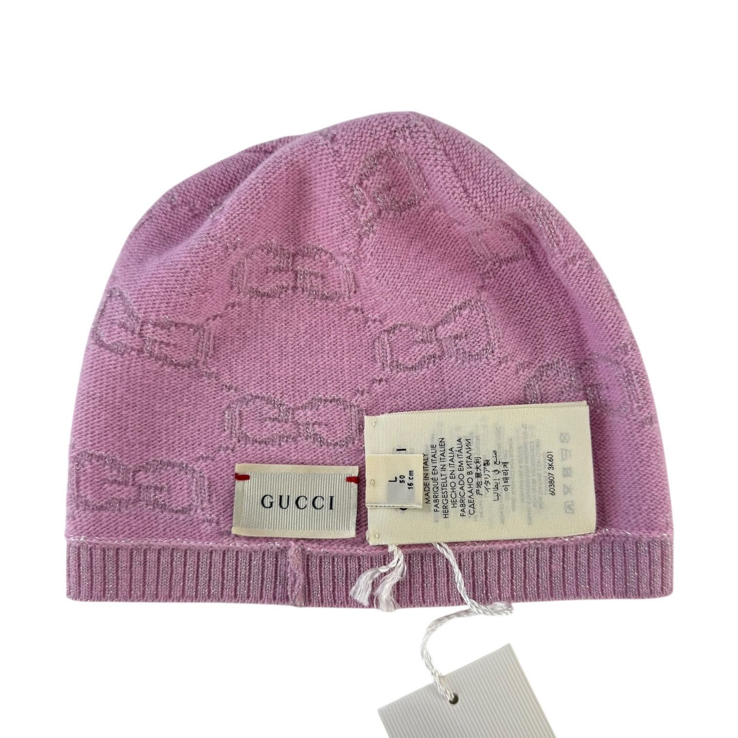 Gucci Gucci Monogram Pink Kid’s Beanie Size ONE SIZE - 4 Thumbnail