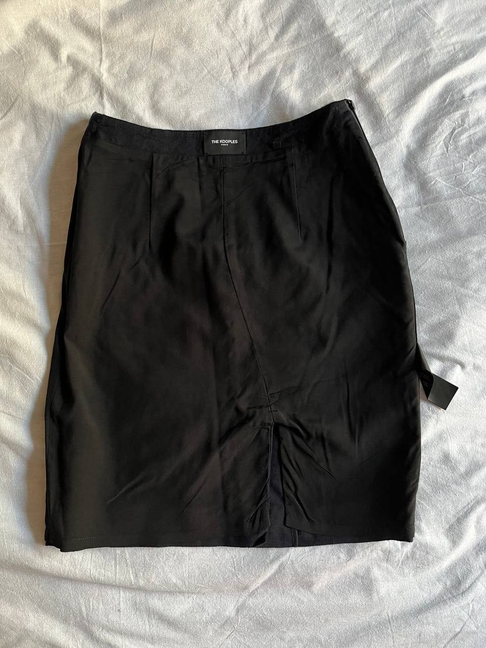 The Kooples The Kooples black woolen knee height pencil skirt size 36 Size 25" / US 0 / IT 36 - 3 Thumbnail