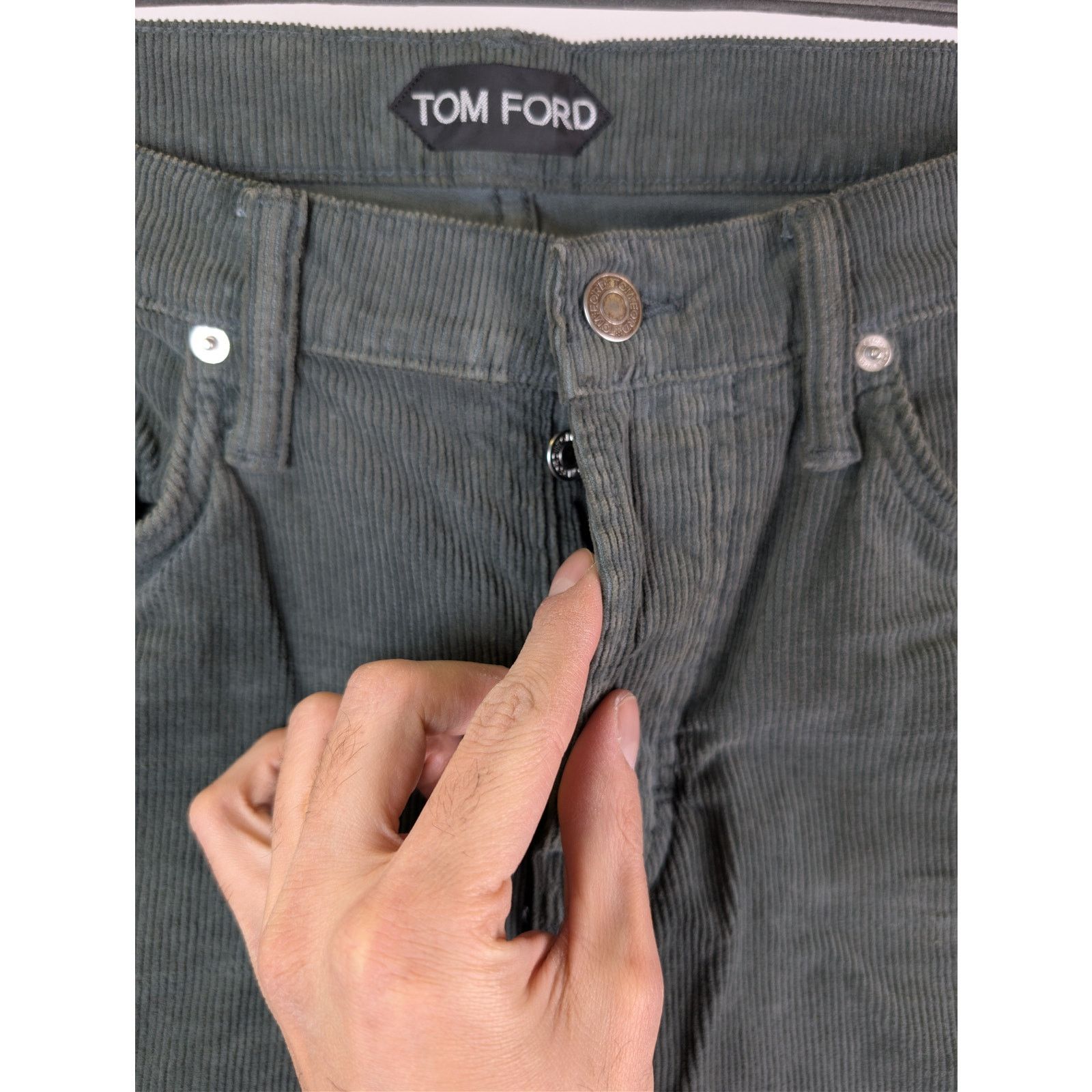 Tom Ford Straight Jeans in Khaki BNWT 33 Size US 33 - 7 Thumbnail