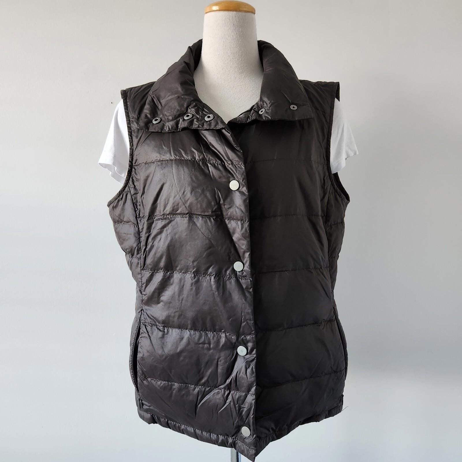 Escada Escada Sport Vest EU 42 Large Dark Brown Goose Down Puffer Size L / US 10 / IT 46 - 2 Thumbnail