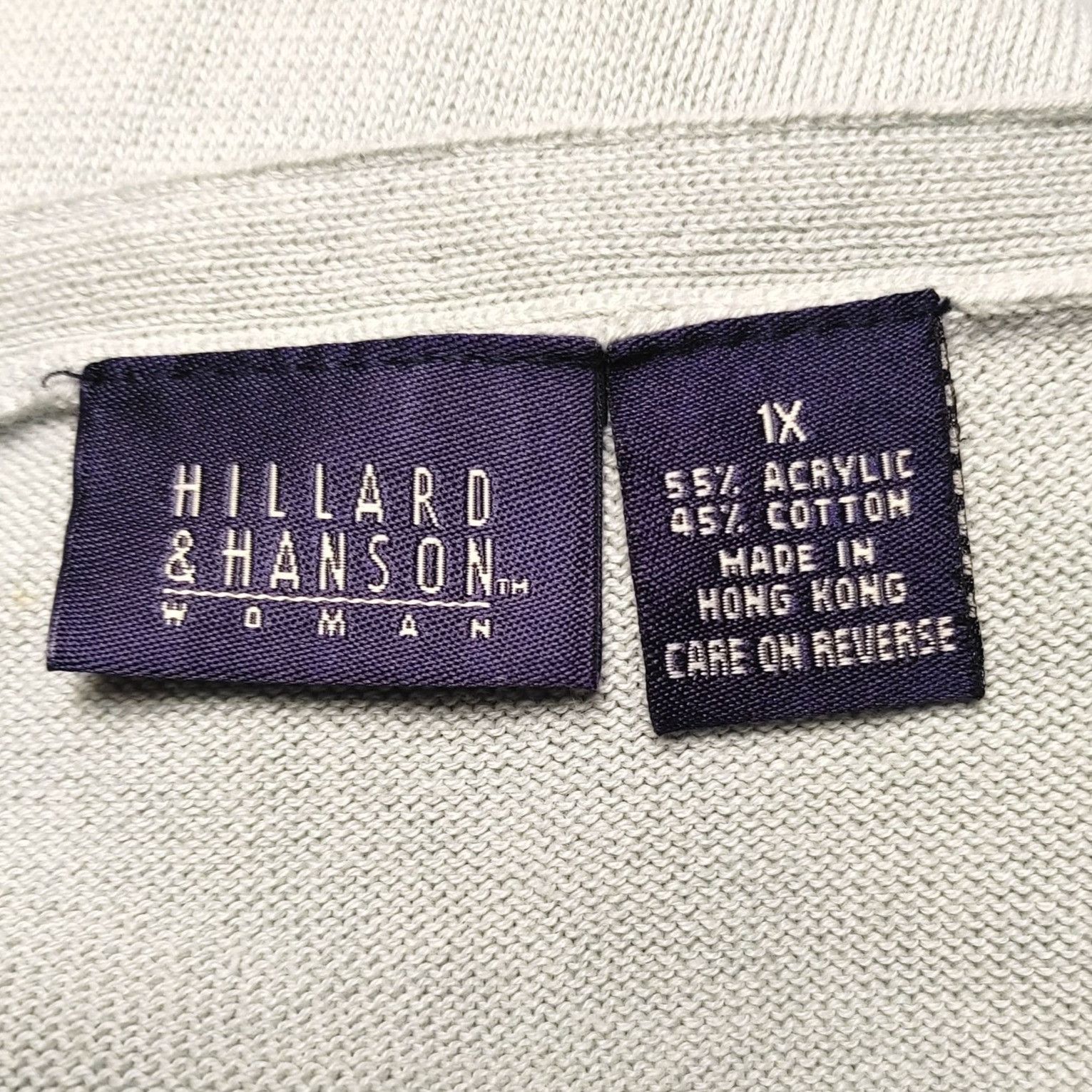 Other Hillard & Hanson Woman White Button Down Short Sleeve Knit C Size XL / US 12-14 / IT 48-50 - 3 Thumbnail