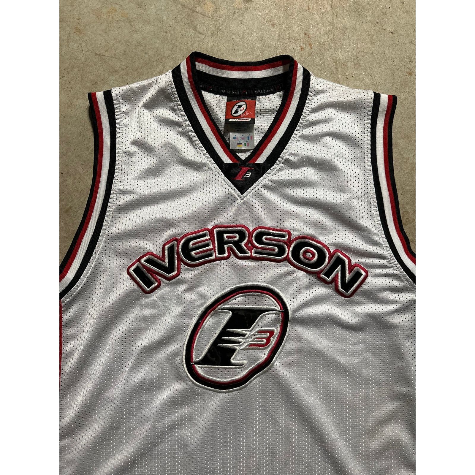 Reebok × Vintage Vintage Allen Iverson Reebok Limited Edition Jersey Large Size US L / EU 52-54 / 3 - 3 Thumbnail