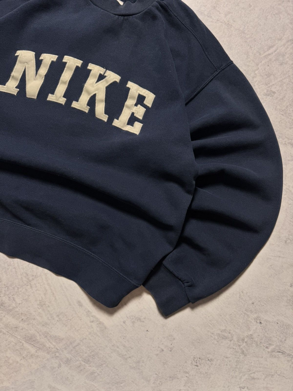 Nike × Vintage 00s Nike Vintage Big Logo Oversize Sweatshirt Y2K Size US S / EU 44-46 / 1 - 4 Thumbnail