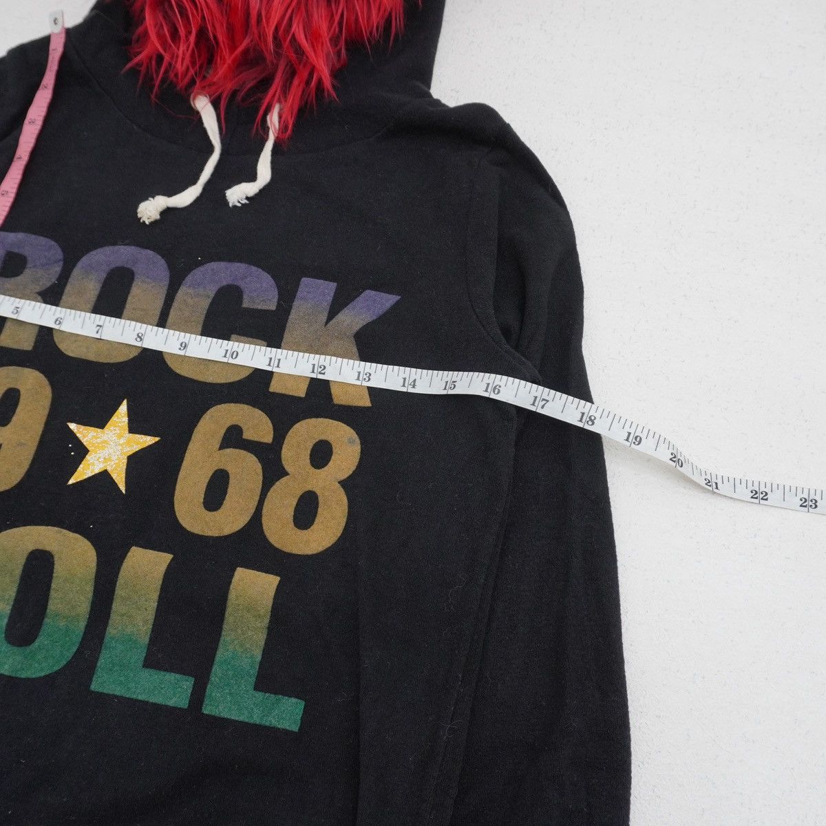 If Six Was Nine Vintage Rock Roll 1968 Red Fur Hoodie Ifsixwasnine LGB Style Size US M / EU 48-50 / 2 - 9 Thumbnail