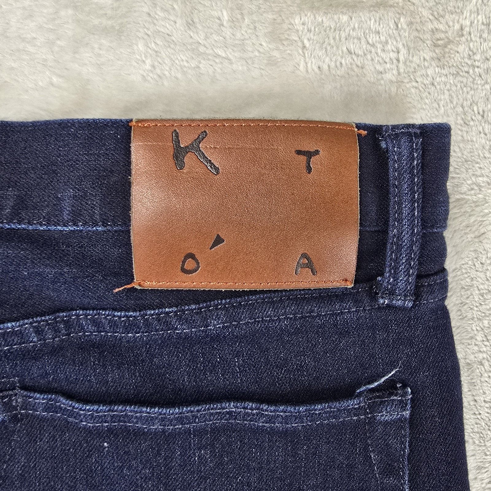 KATO Hiroshi Kato Jeans 33x29 Blue The Pen Slim Selvedge Denim Size US 33 - 12 Thumbnail