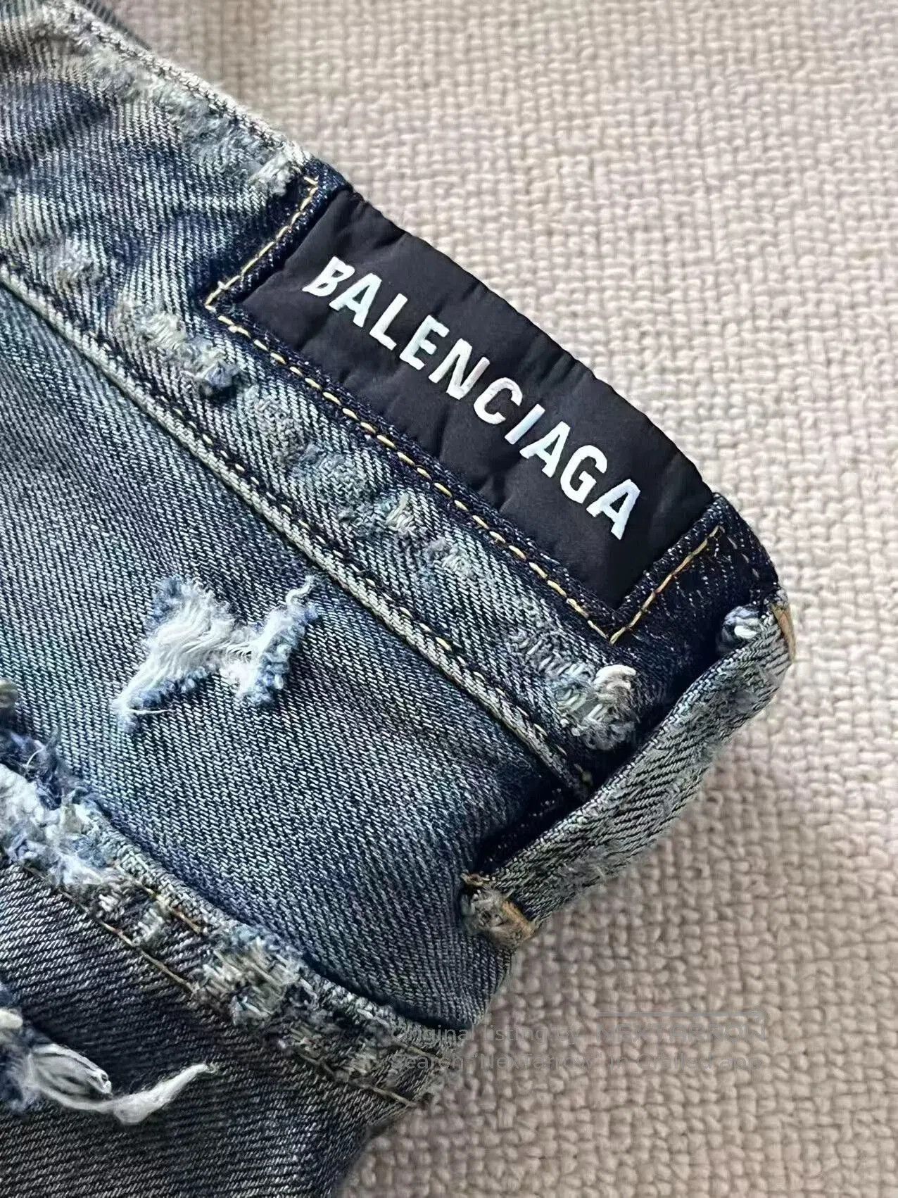 Balenciaga balenciaga cargo flared denim trousers. Size 24" / US 00 / IT 34 - 5 Thumbnail