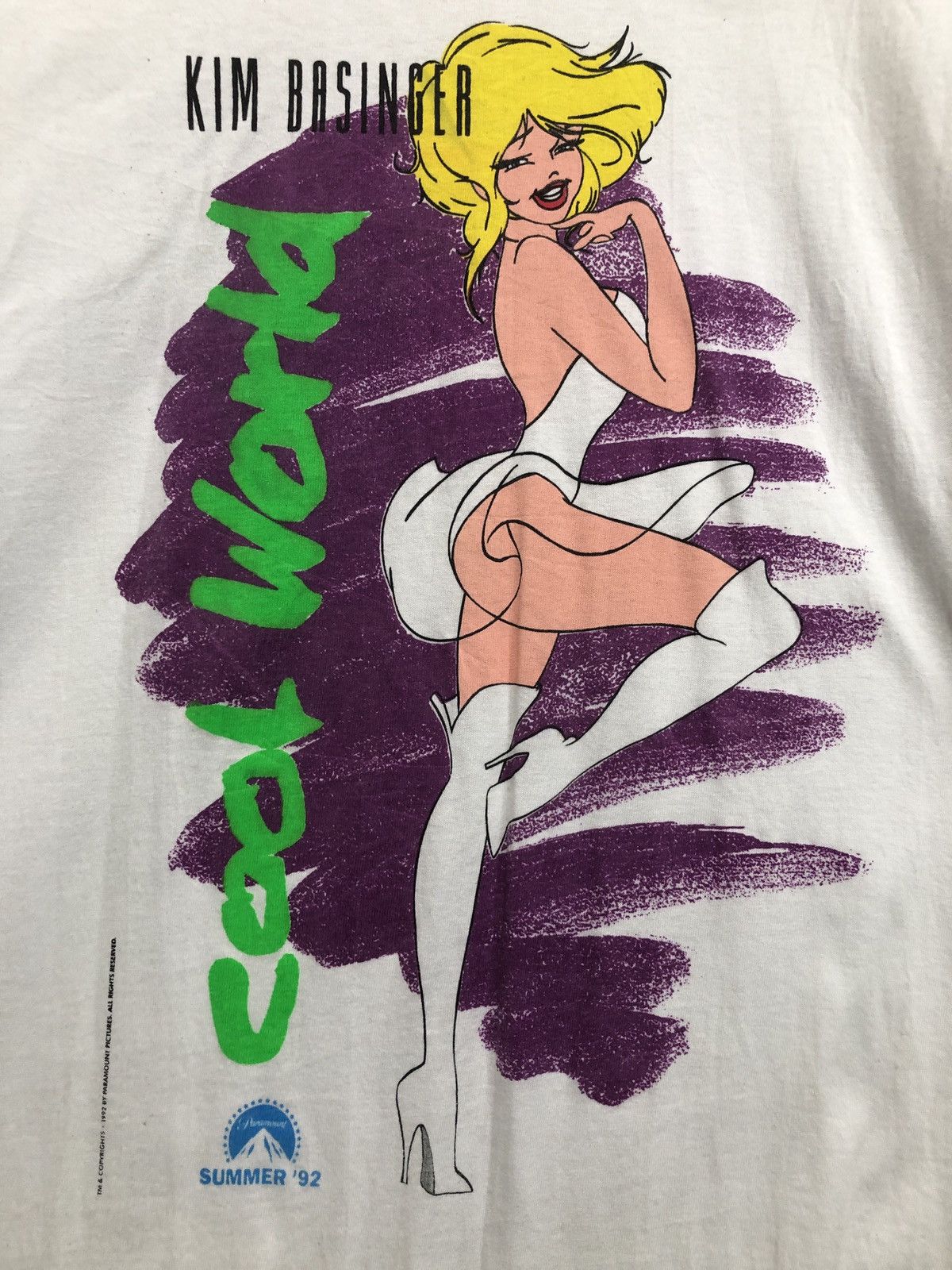 Vintage Vintage Kim Basinger T-Shirt Size US L / EU 52-54 / 3 - 2 Thumbnail
