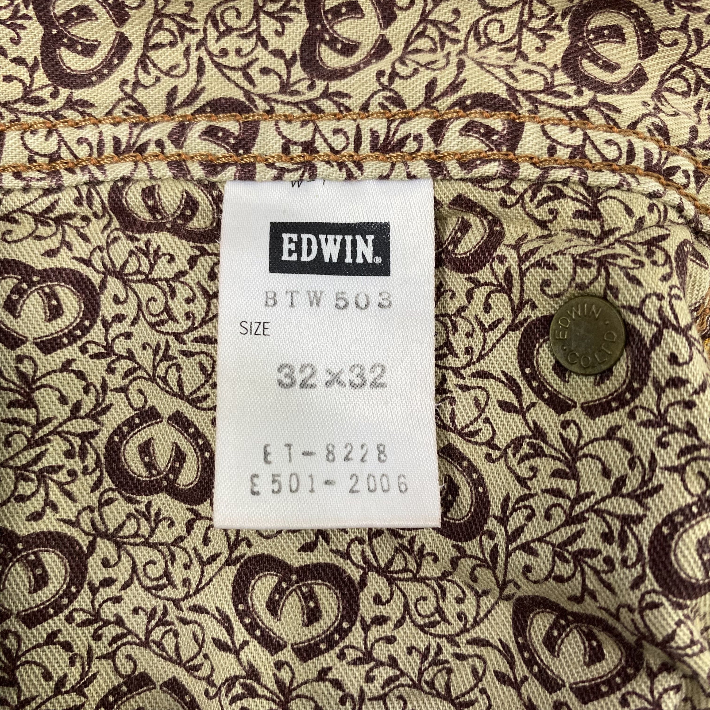 Edwin Edwin 503 Blue Trip Distressed Denim -J1176 Size US 34 / EU 50 - 10 Thumbnail