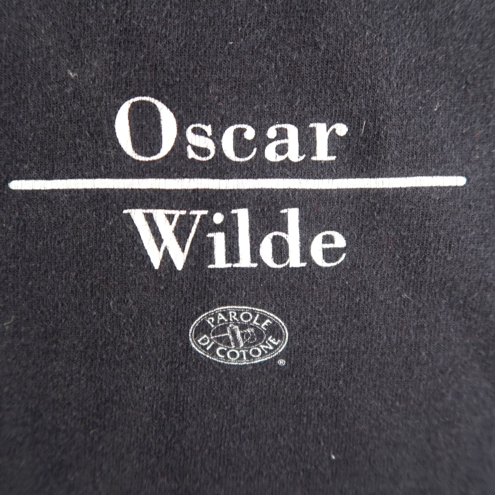 Vintage Vintage Oscar Wilde Quotes Irish Poet T Shirt Mens Size L Black 90s Vintage Tee Size US L / EU 52-54 / 3 - 4 Thumbnail