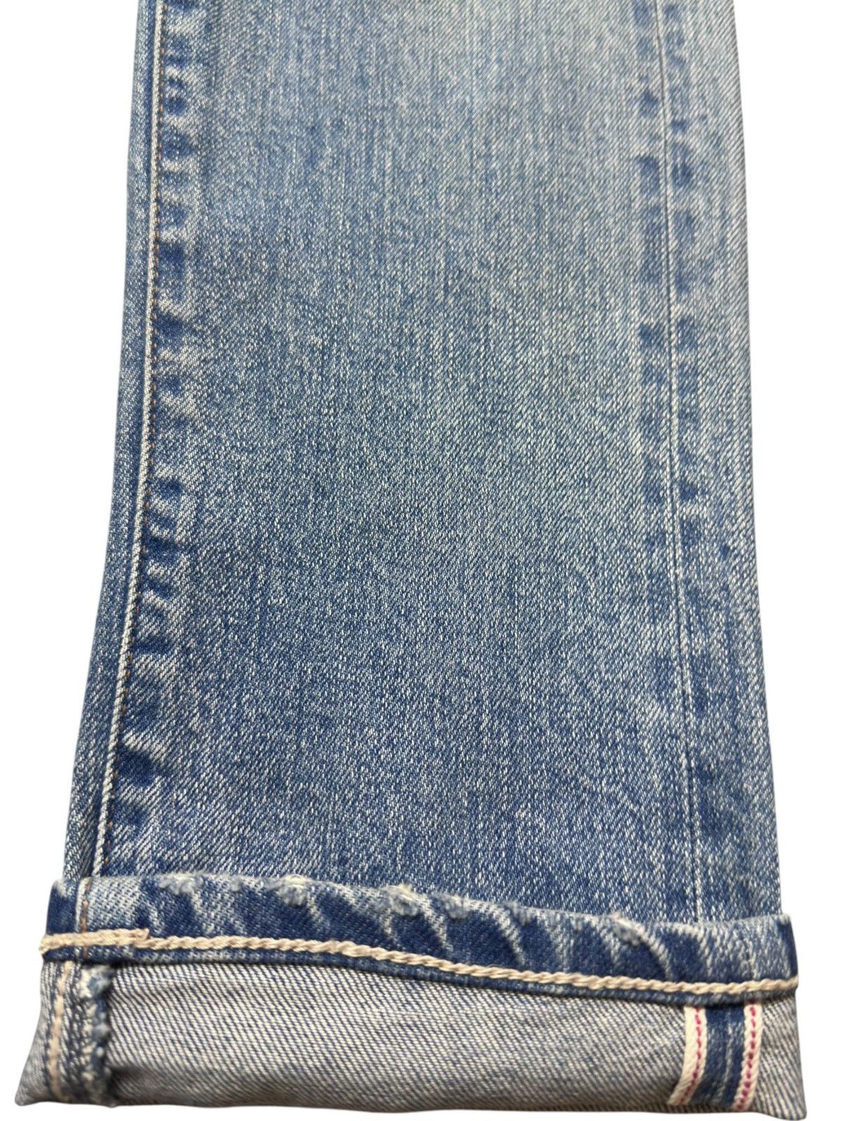 GOA Vintage GOA NIMES Selvedge Skinny Ripped Distressed Denim Size US 29 - 4 Thumbnail