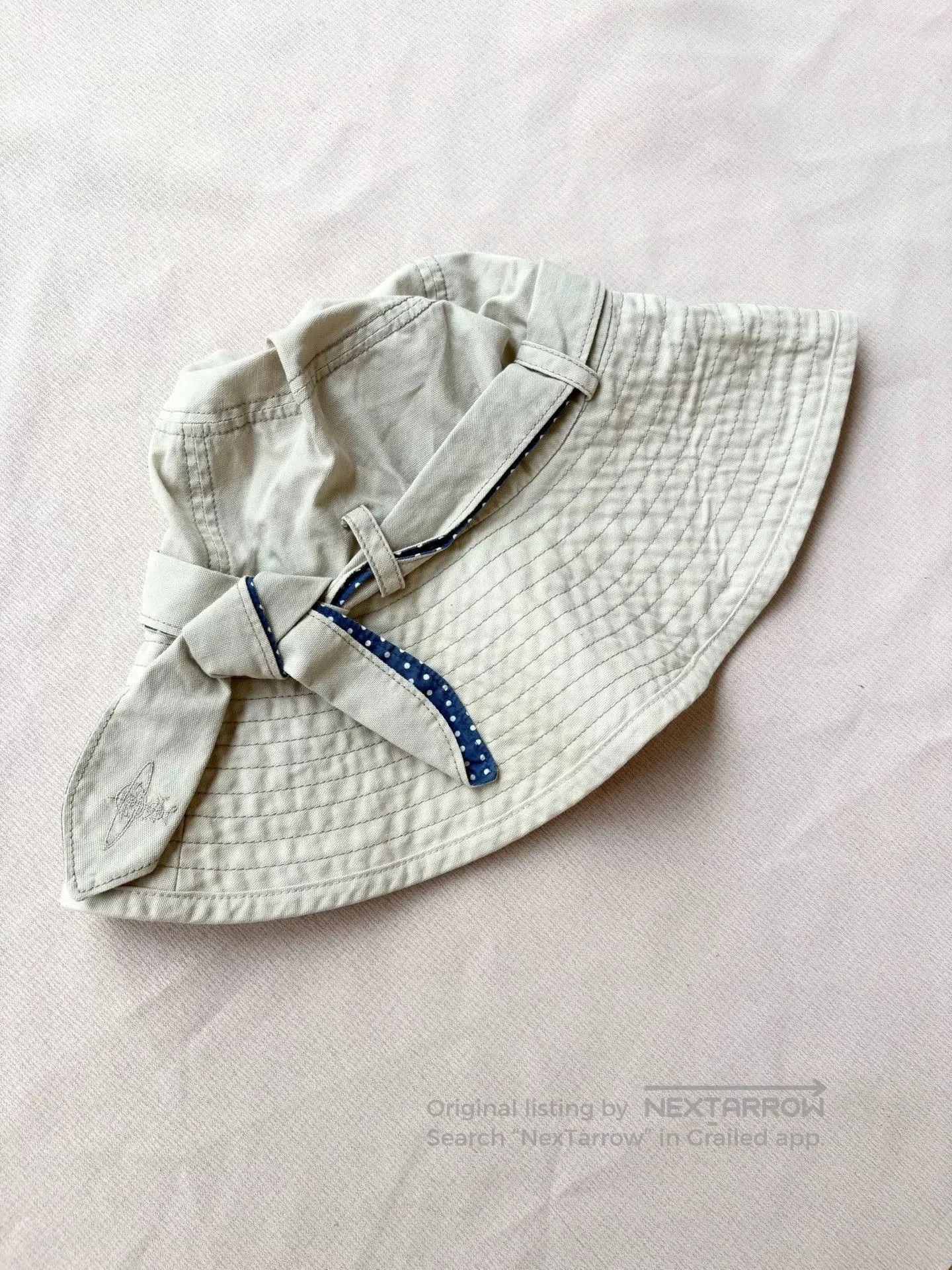 Vivienne Westwood Vivienne Westwood Bow Embroidered Fisherman Hat. Size ONE SIZE - 2 Thumbnail