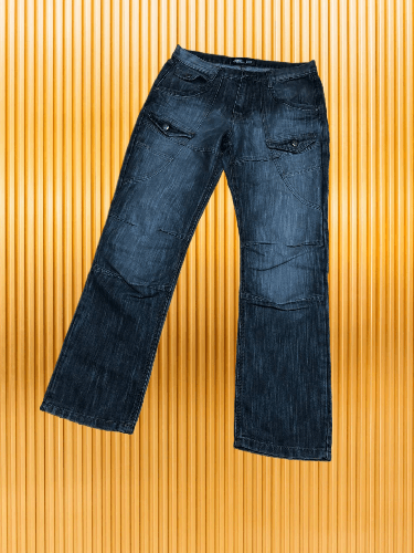 Japanese Brand × No Fear No Fear Vintage Pants Denim Jeans Y2k Style Size US 32 / EU 48 - 1 Thumbnail