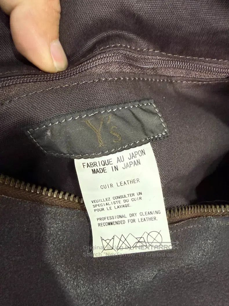 Yohji Yamamoto Yohji Yamamoto Large Boston Deconstructed Tote Bag Size ONE SIZE - 8 Thumbnail
