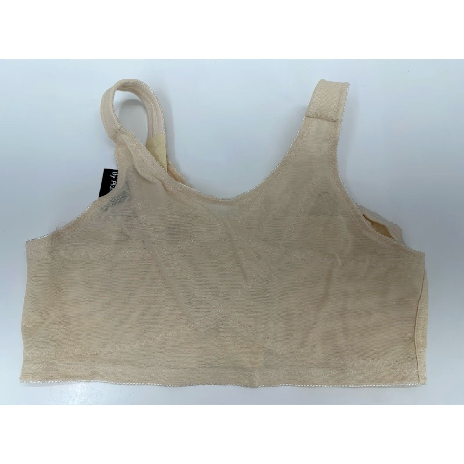 Vintage Plusform Instant Shaping Bra 42D Full Figure No Wire Beige Front Closure NWTs Bra Women 42D Beige Front Clasp Size ONE SIZE - 7 Thumbnail