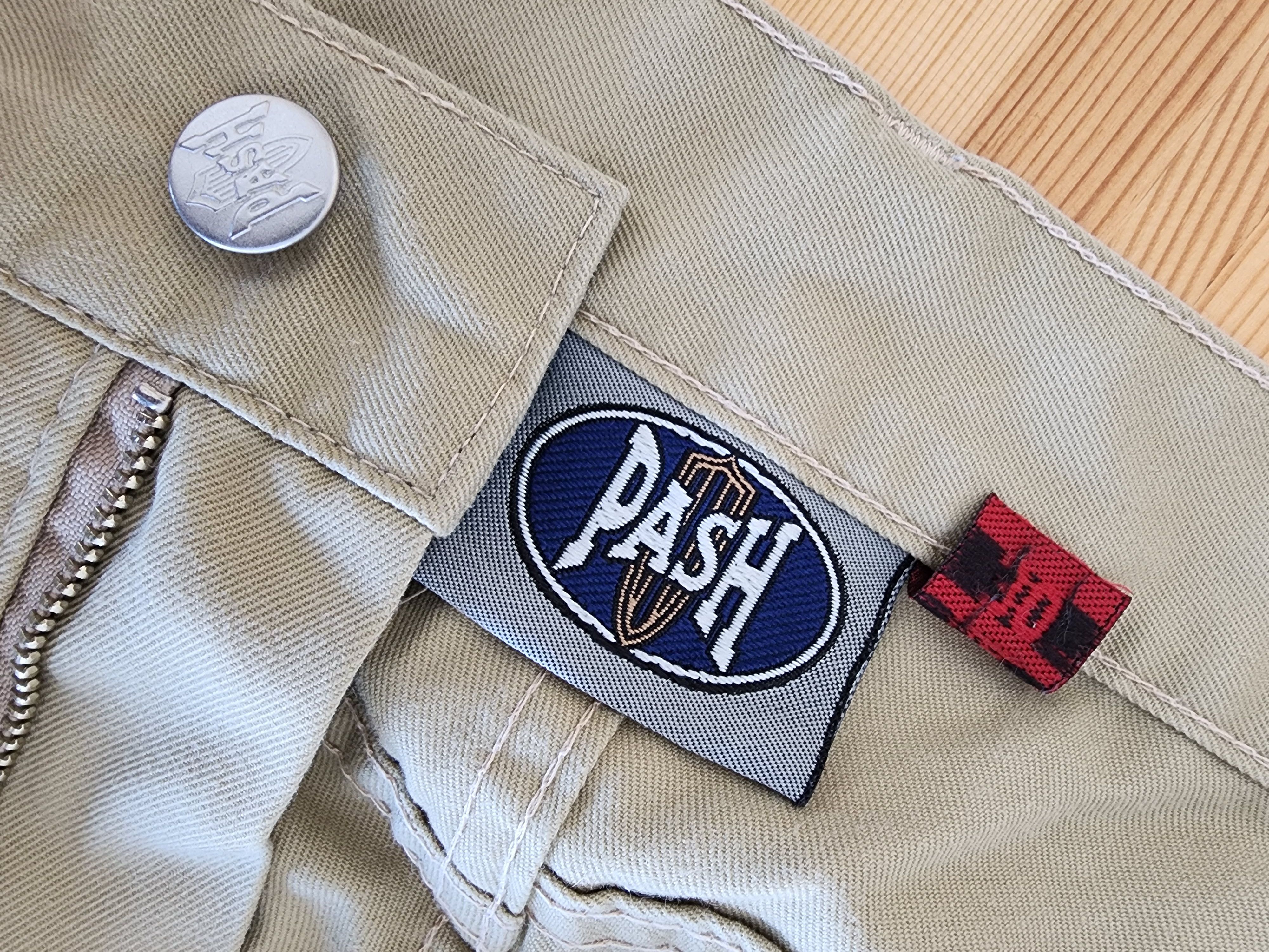 Other Vintage 90s Pash Pants – Beige Khaki, Unworn, Rare Find Size US 32 / EU 48 - 4 Thumbnail
