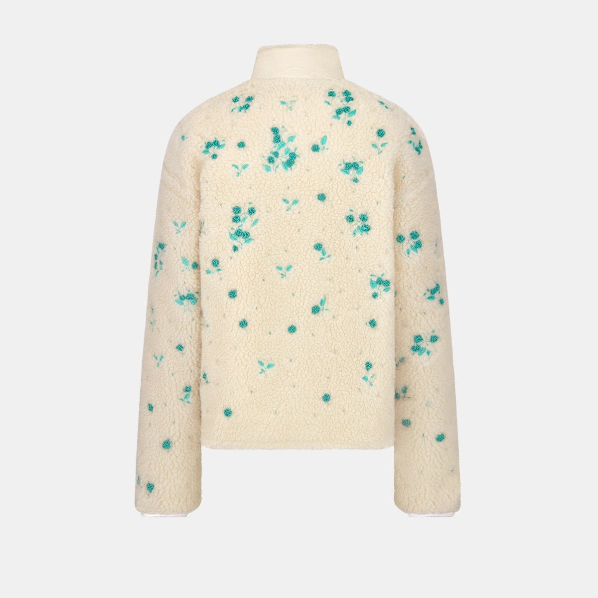 Dior o1bcso1str1224 Zipped Sweater in Ecru Size US XL / EU 56 / 4 - 2 Thumbnail
