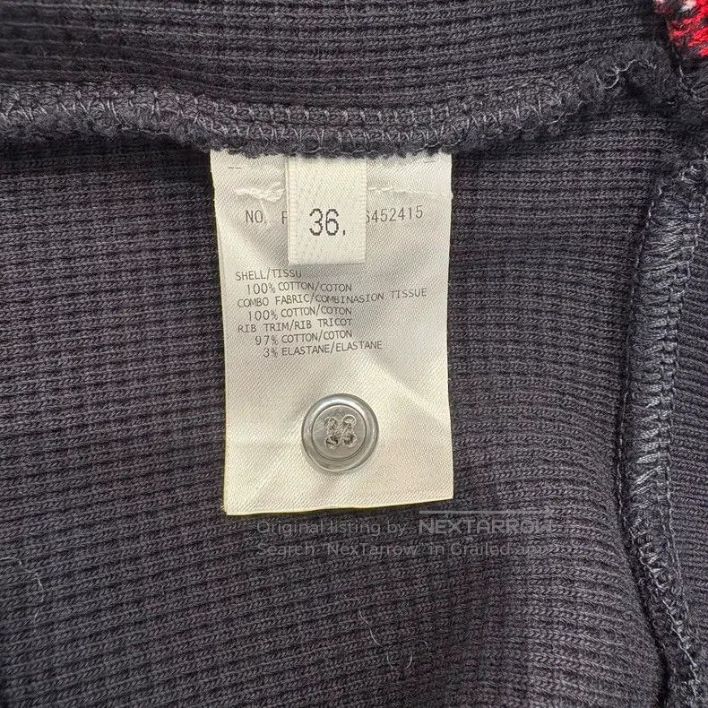Thom Browne Thom Browne Waffle Stripe Sweatshirt Size XS / US 0-2 / IT 36-38 - 8 Thumbnail