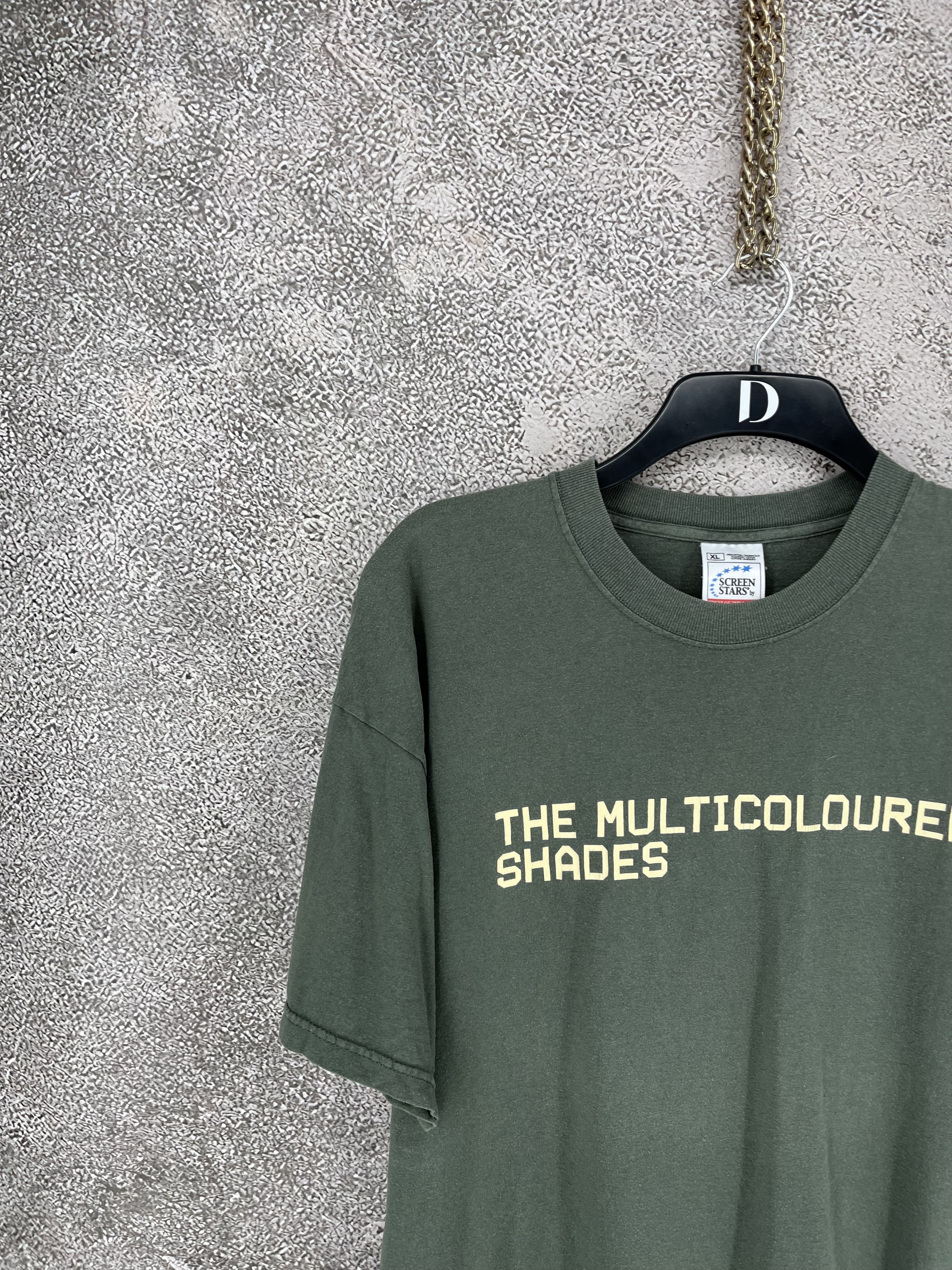 Vintage Vintage 80s The Multicoloured Shades Band Tee RARE Size US XL / EU 56 / 4 - 4 Thumbnail