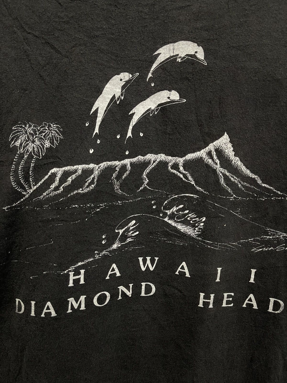 Vintage Vintage 90s Hawaii Diamond Head Very Rare🔥🔥🔥 Size US L / EU 52-54 / 3 - 3 Thumbnail