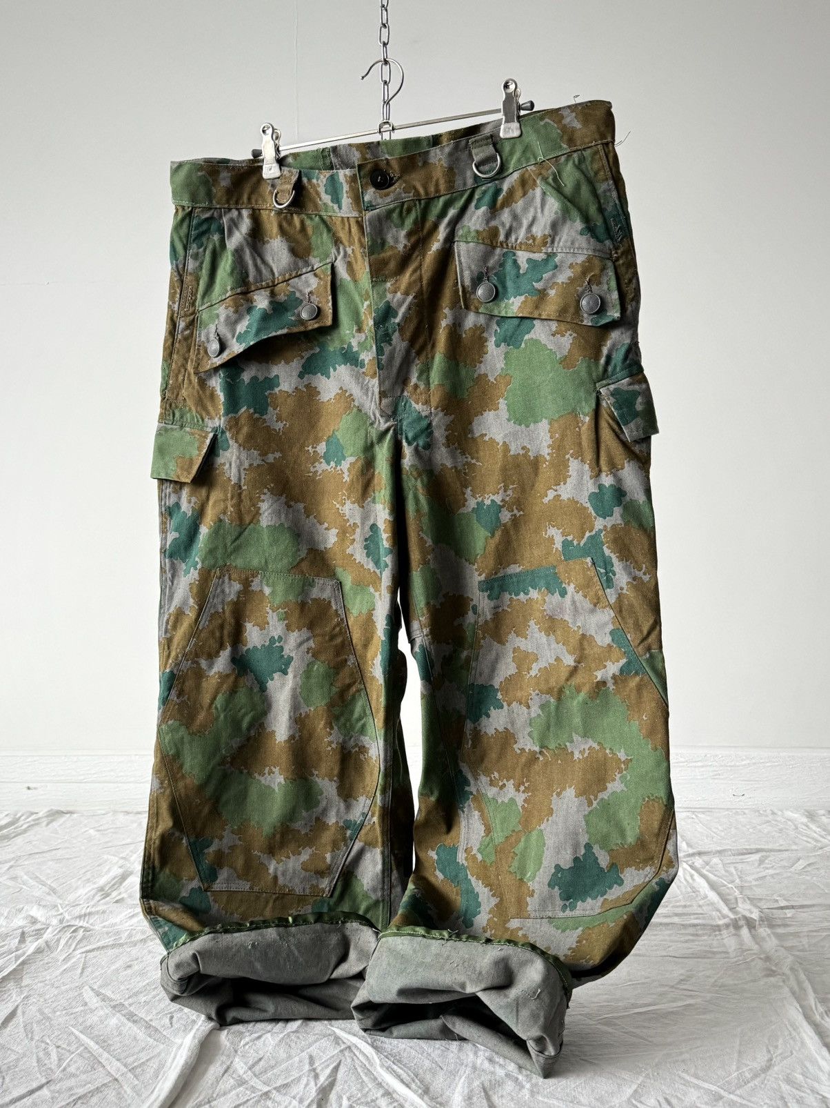 Vintage 1960s Vintage East German 'NVA' Blumentarn Camo Pants Size US 36 / EU 52 - 4 Thumbnail