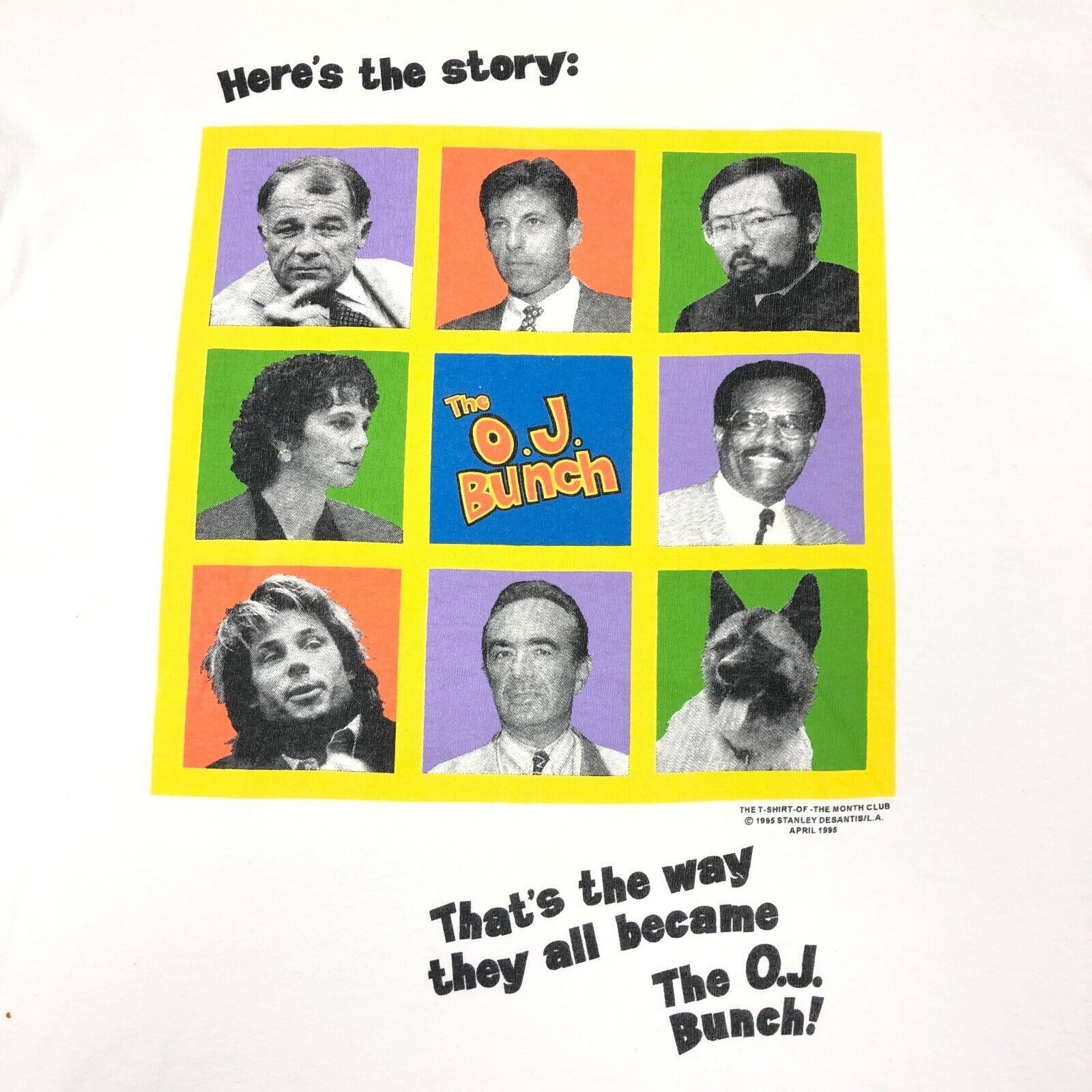 Vintage Vintage 1995 Stanley Desantis OJ Simpson Brady Bunch Tee Size US L / EU 52-54 / 3 - 2 Thumbnail