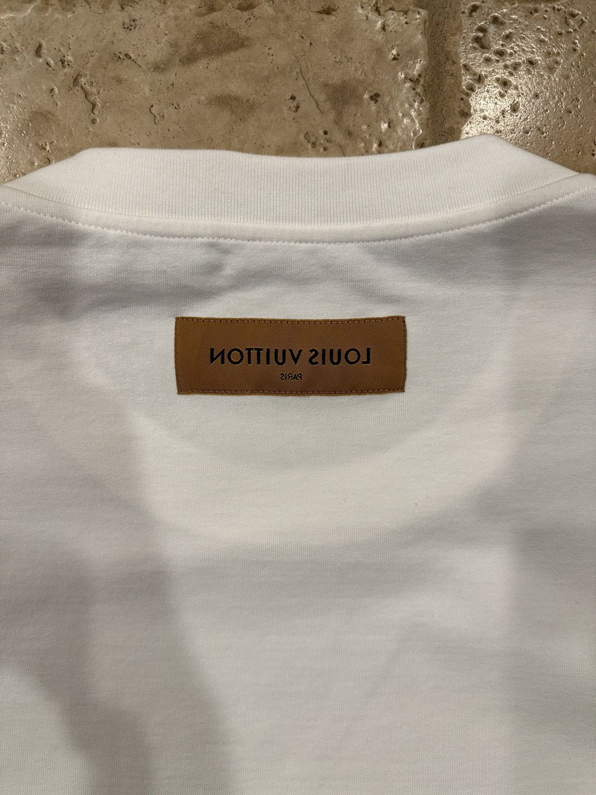 Louis Vuitton Louis Vuitton Signature Box Logo 1854 White T-Shirt Size US XXL / EU 58 / 5 - 7 Thumbnail