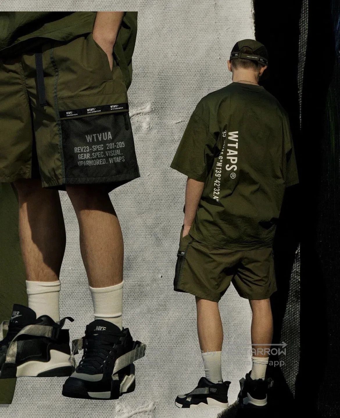wtaps 22ss olive smock shirt.