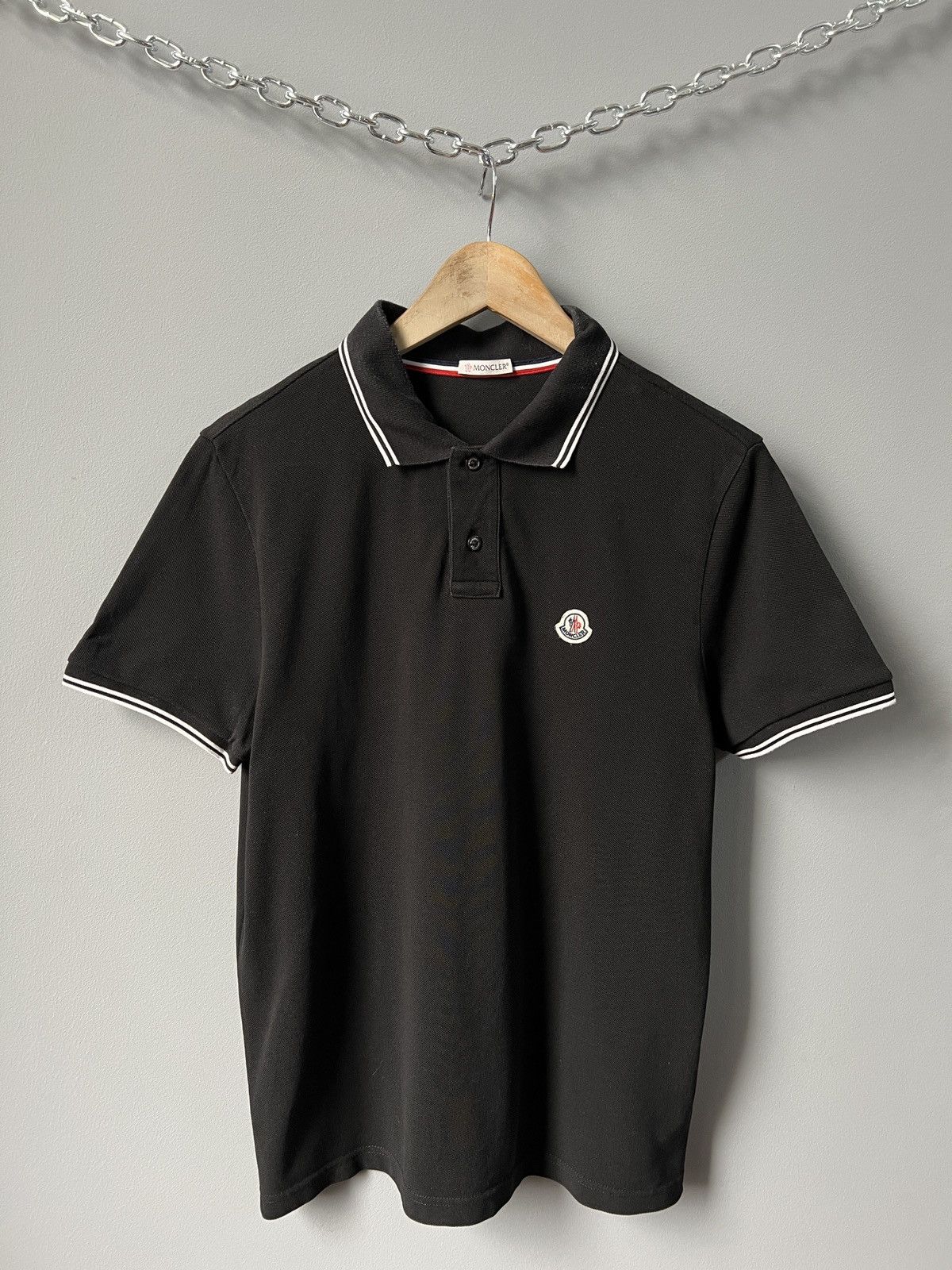 Moncler polo t shirt old money