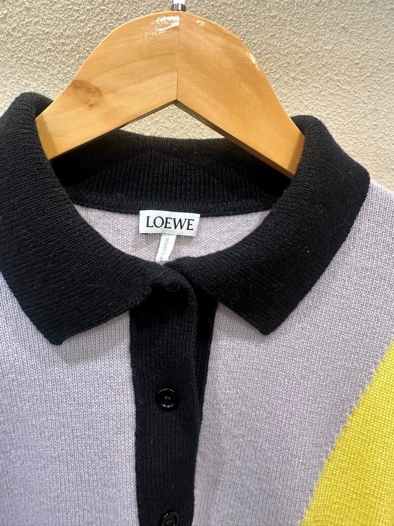 Loewe LOEWE Classic Logo embroidered p color wool sweater Size M / US 6-8 / IT 42-44 - 4 Thumbnail