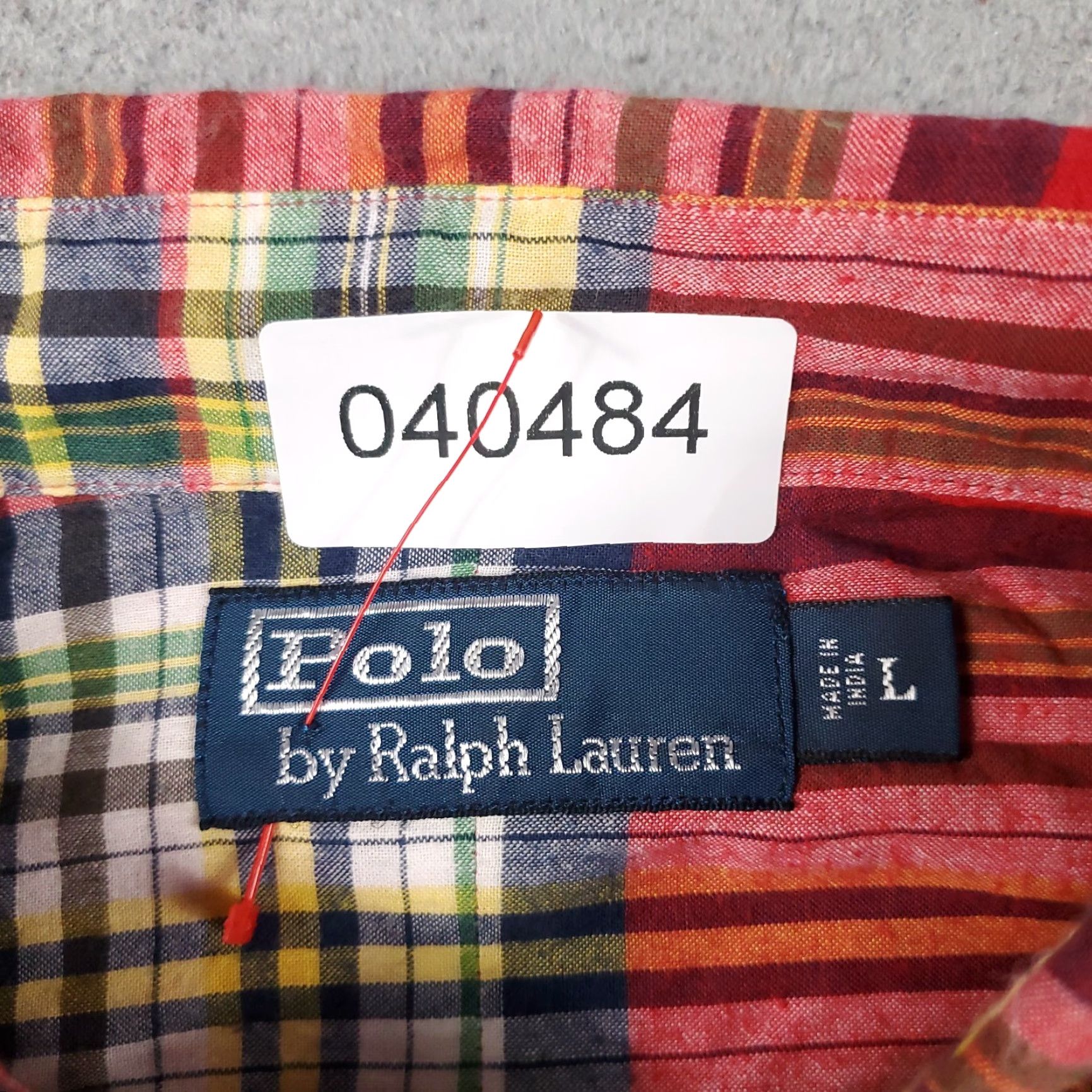Ralph Lauren Ralph Lauren Shirt Mens Large Red Plaid Button-Up Long Sleeve Casual Business Formal Party/Cocktail Workwear Size US L / EU 52-54 / 3 - 6 Thumbnail