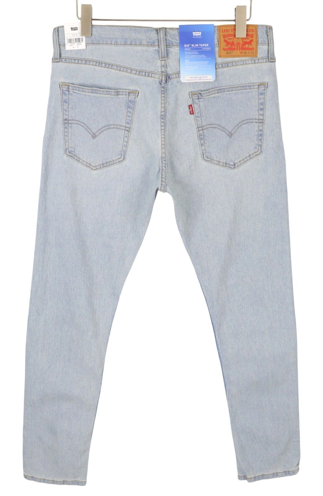 Levi's 512 W34/L32 Slim Tapered Faded Blue Jeans 87085 Size US 34 / EU 50 - 2 Thumbnail