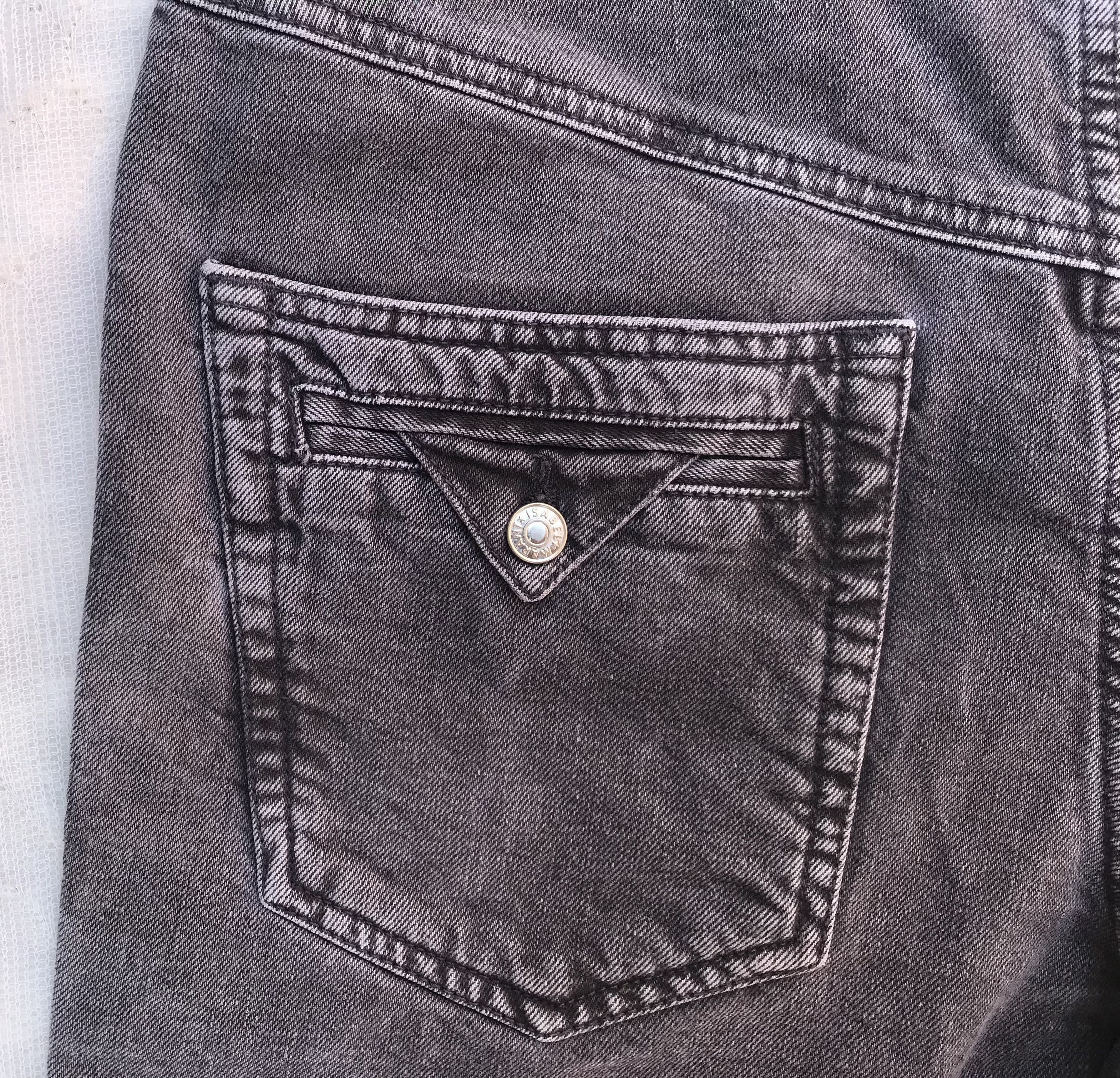 Isabel Marant Isabel Marant Esquia High-Waisted Denim Shorts in Washed Size 26" / US 2 / IT 38 - 6 Thumbnail