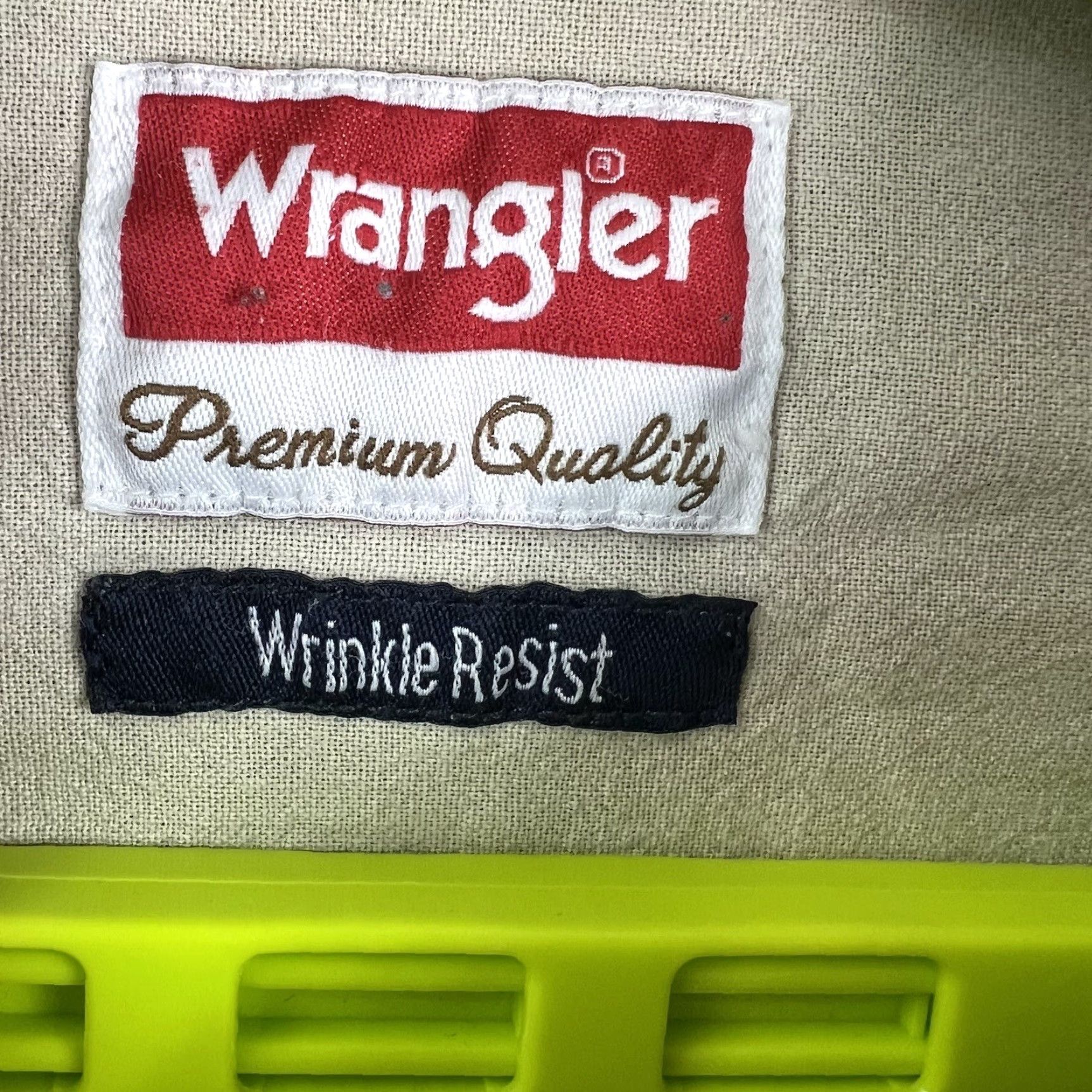 Wrangler Wrangler Premium Shirt Size 3XL Blue Long Sleeve Pearl Snap Checked Western Cowboy Outdoor Mens Size US XXL / EU 58 / 5 - 4 Thumbnail