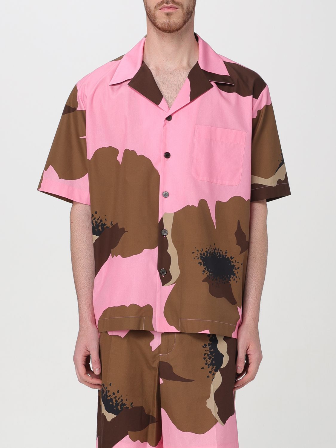 image of Valentino Shirt Men Pink (Size Medium)