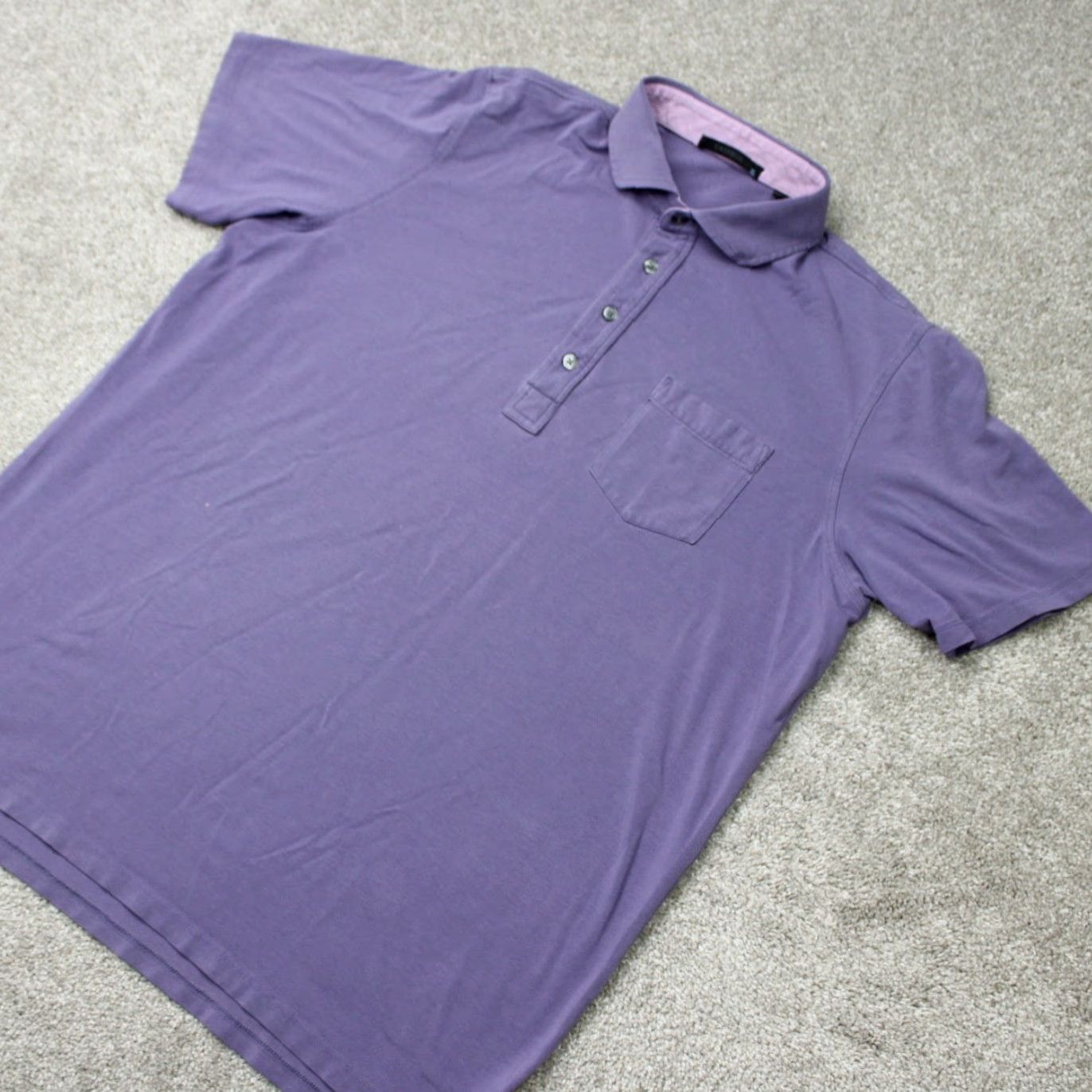 Vintage Greyson Polo Shirt Mens XL Purple Golf Polyester Blend Short Sleeve Pullover Shirt Polo Size US XL / EU 56 / 4 - 6 Thumbnail