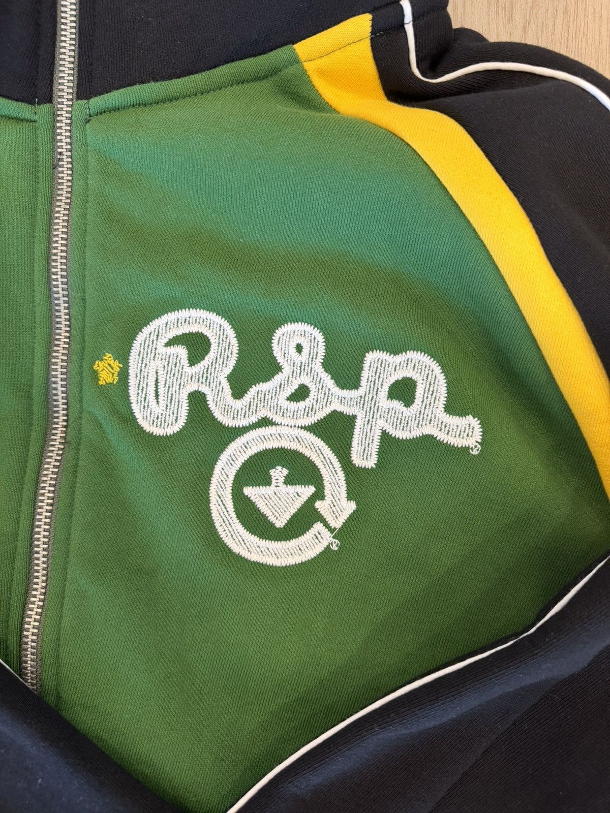 The GV Gallery Raspberry Hills Track Jacket Green Black Zip Up Rare Size US XXL / EU 58 / 5 - 3 Thumbnail