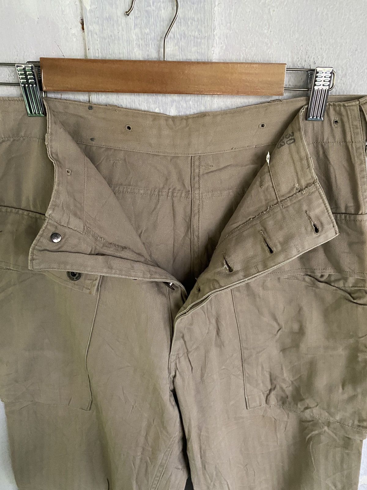 Japanese Brand × Vintage CAB CLOTHING Military Multi Pocket Cargo Monkey Pants Size US 30 / EU 46 - 9 Thumbnail