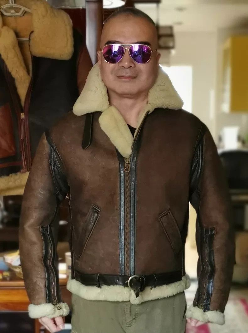 Other Schott Leather one-piece flight jacket Size US XS / EU 42 / 0 - 5 Thumbnail