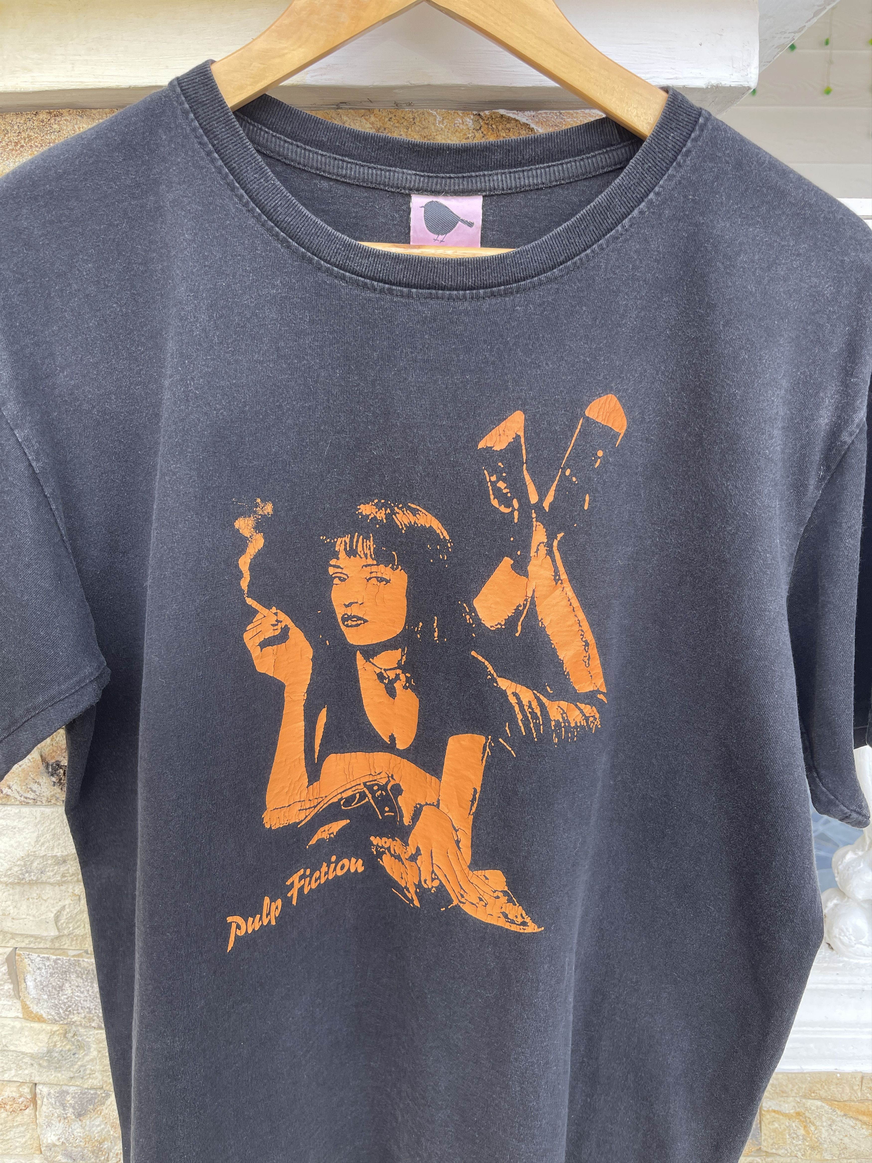 Vintage Last Drop🔥Rare🔥Vintage Pulp Fiction Sun Faded T-Shirt Size US M / EU 48-50 / 2 - 2 Thumbnail