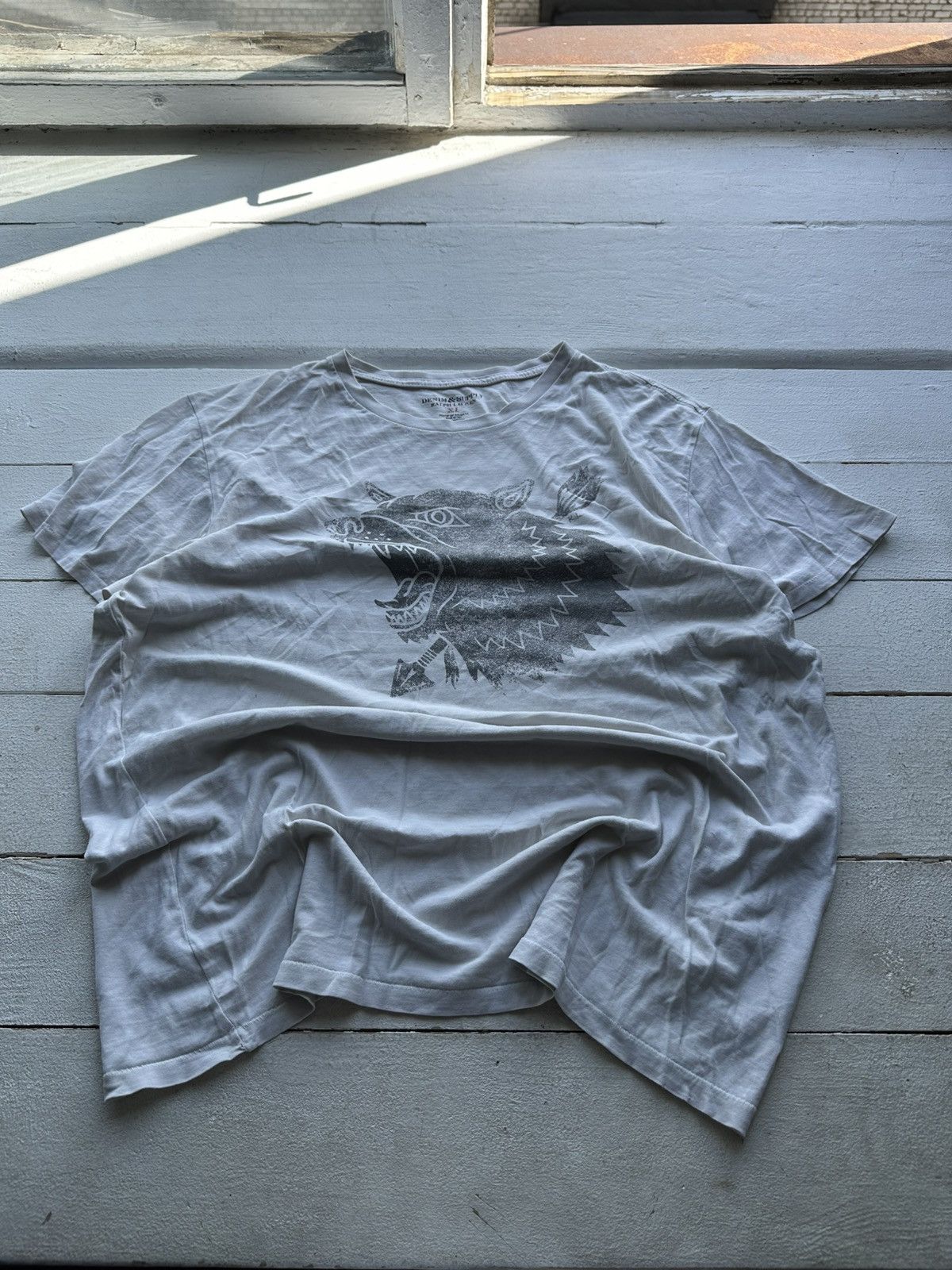 Vintage 🚨TIGER RALPH LAUREN DENIM & SUPPLY NATIVE USA TANK TOP Size US XL / EU 56 / 4 - 1 Thumbnail
