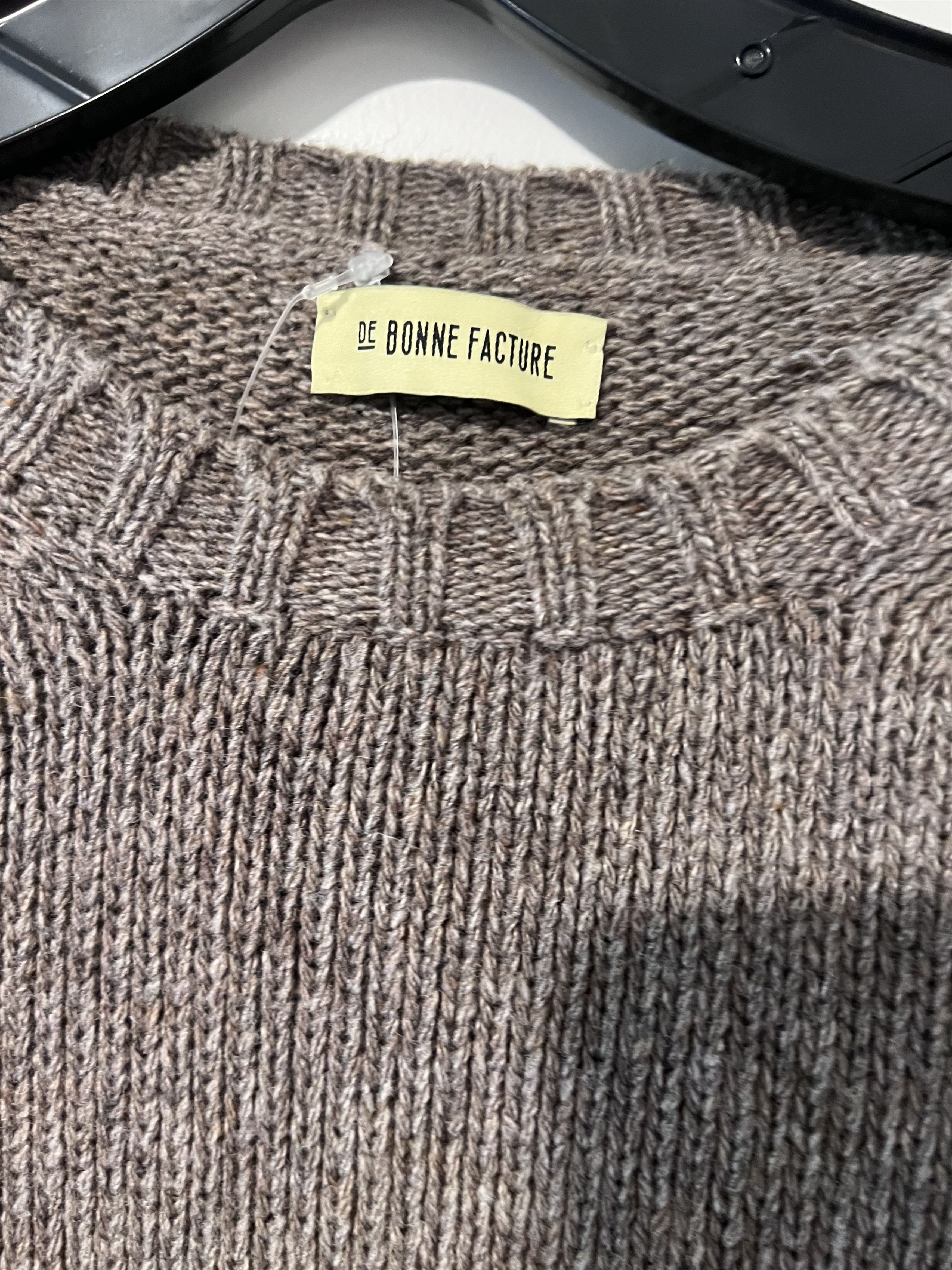 De Bonne Facture OG Pecora Nera undyed wool sweater Size US S / EU 44-46 / 1 - 3 Thumbnail