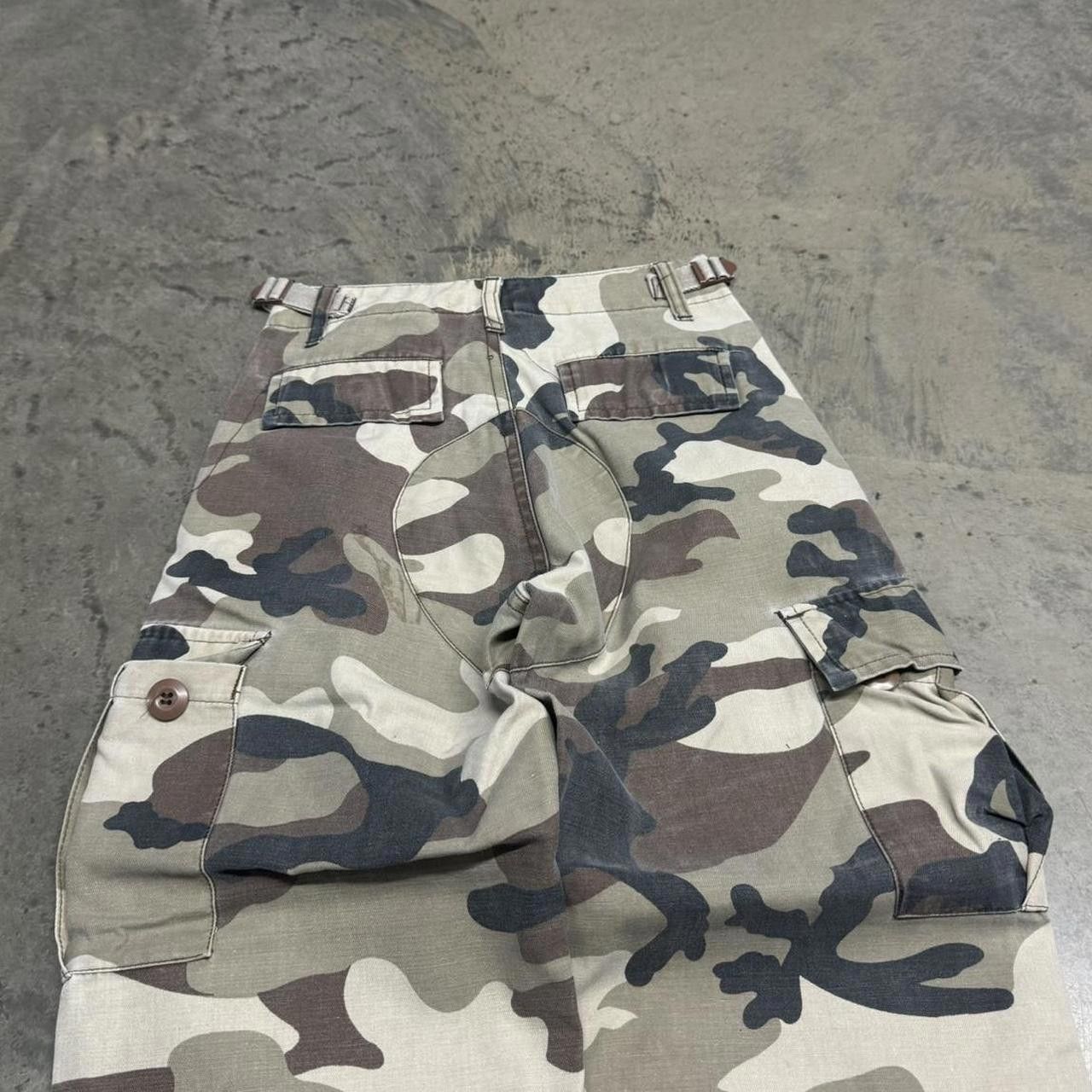 Vintage Vintage 90s Faded Military Sand Camo Cargo Pants Size 22" - 5 Thumbnail
