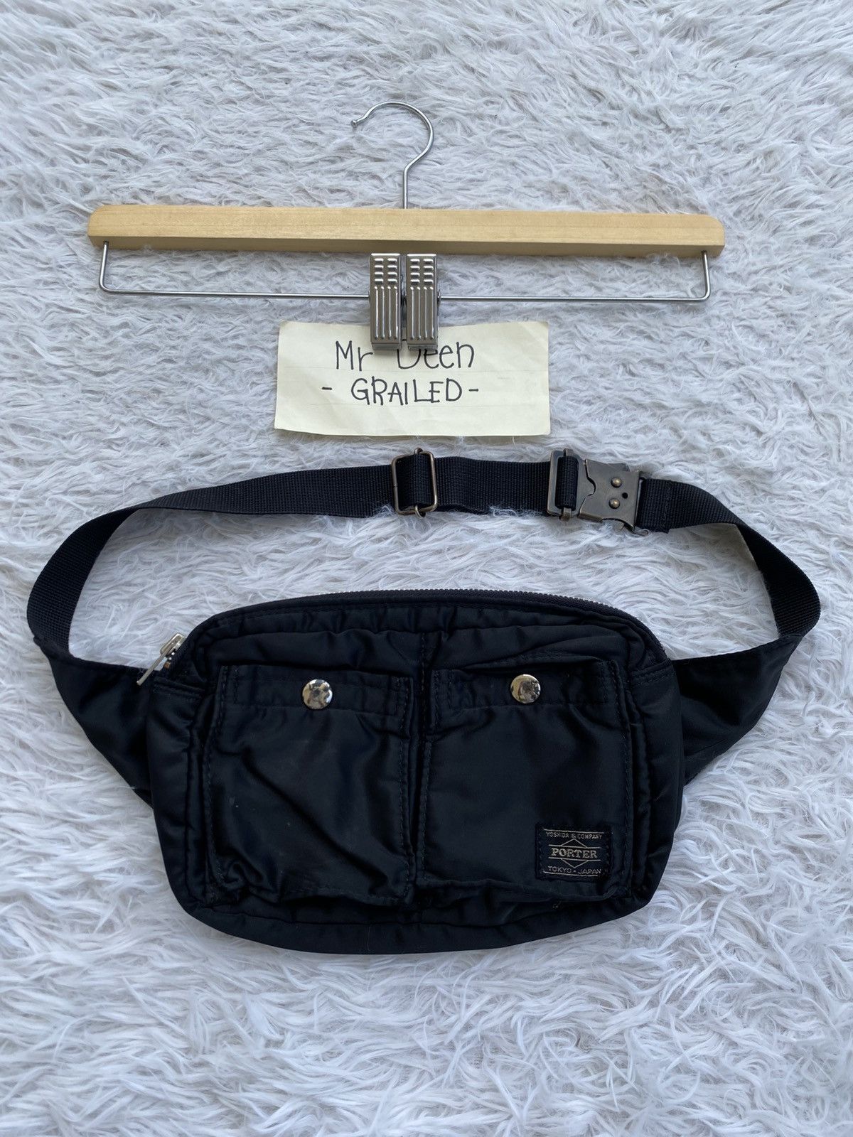 Porter Yoshida Porter 622-08723 Tanker Body Bag Waist Pouch used Size ONE SIZE - 4 Thumbnail