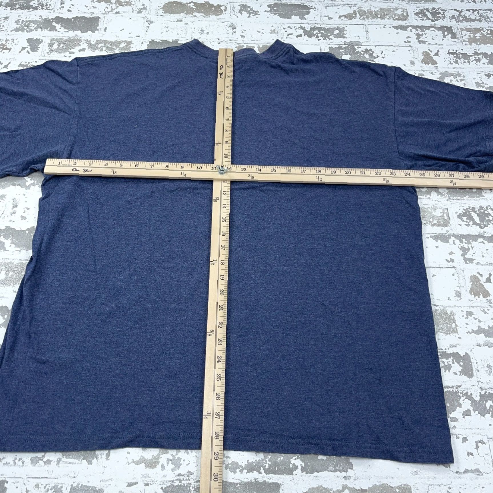 Nike VINTAGE Nike Shirt Men XL Blue Tee Graphic Print Logo T-Shirt Classic Retro 90s Theme Mens Size US XL / EU 56 / 4 - 4 Thumbnail